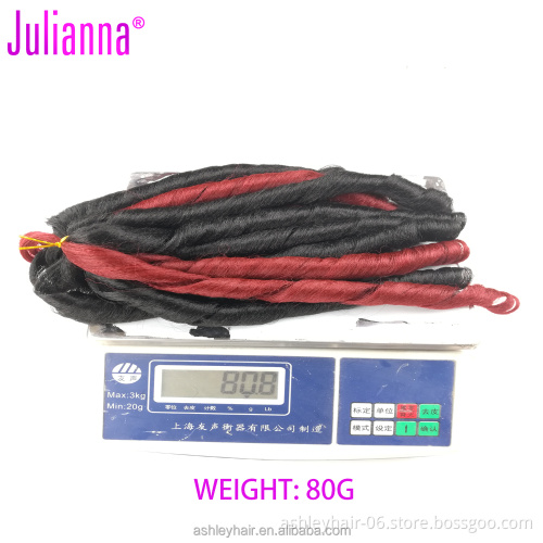 Japanese Fiber Synthetic Natural Wave Weave Dread Lock Extension Tangle Free Braid Hair